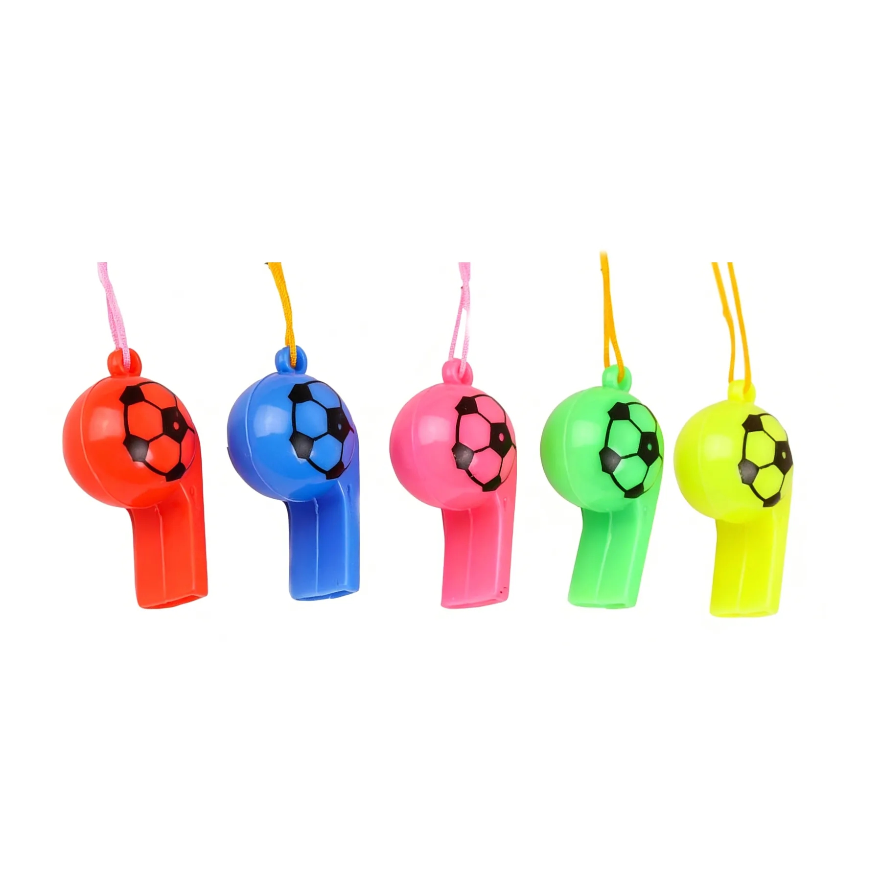 Plastic Soccer Whistle With Lanyard For Cheer Events - Image 3
