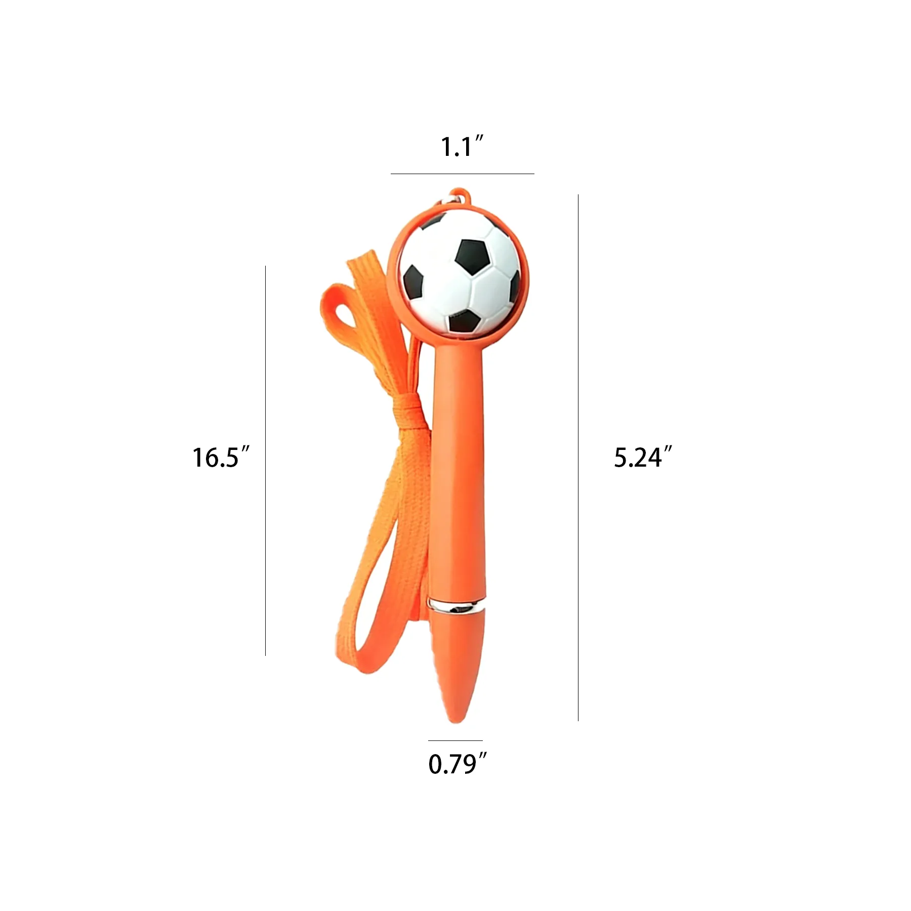 Soccer Ballpoint Pen With Lanyard For Party Favors - Image 2
