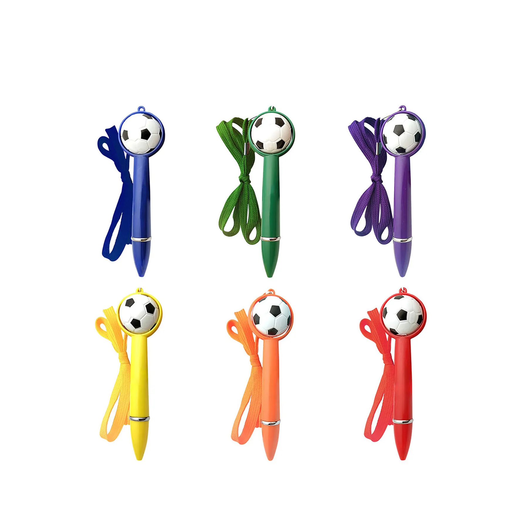 Soccer Ballpoint Pen With Lanyard For Party Favors - Image 3