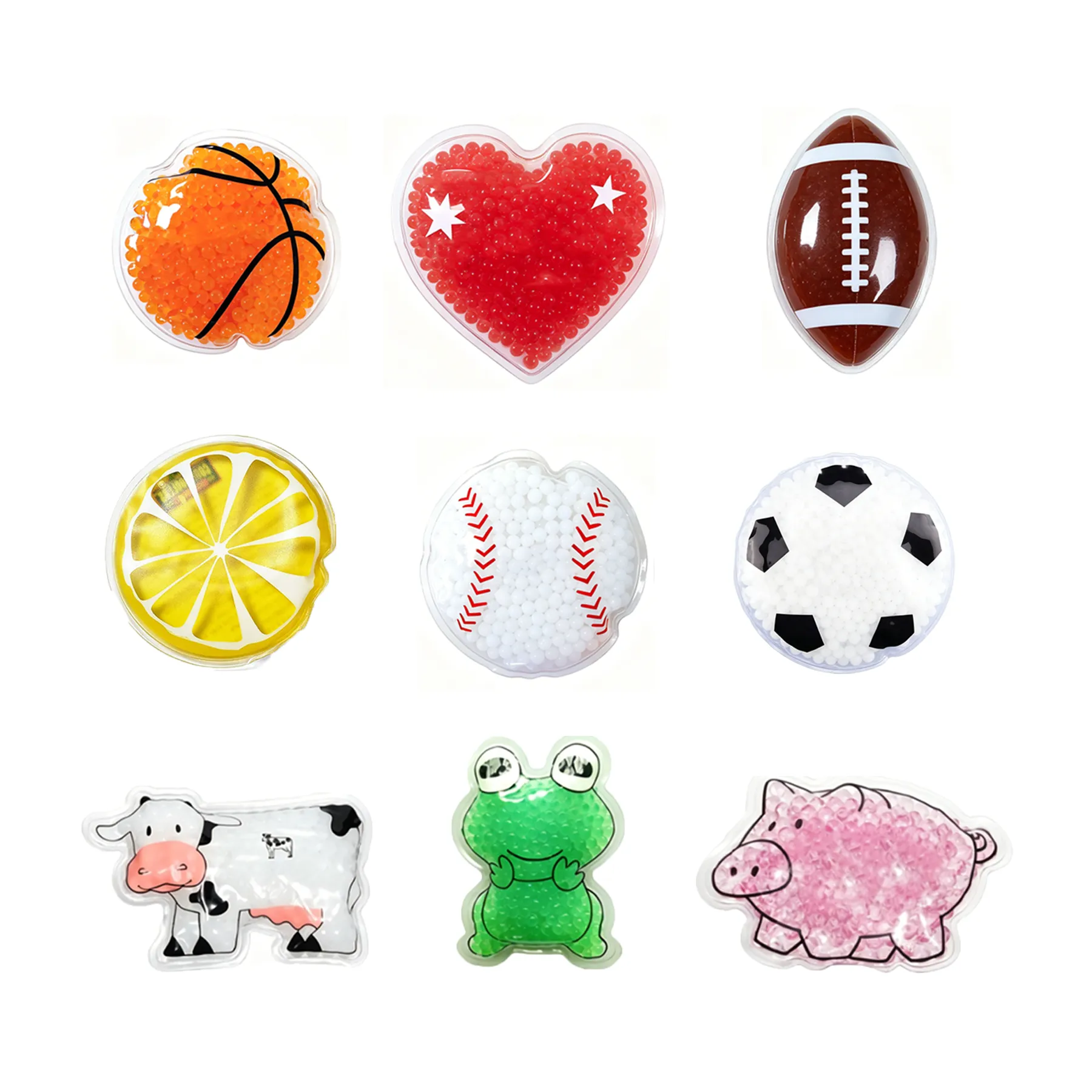 Reusable Soccer Ball Hot Cold Gel Pack For Sports Care - Image 3