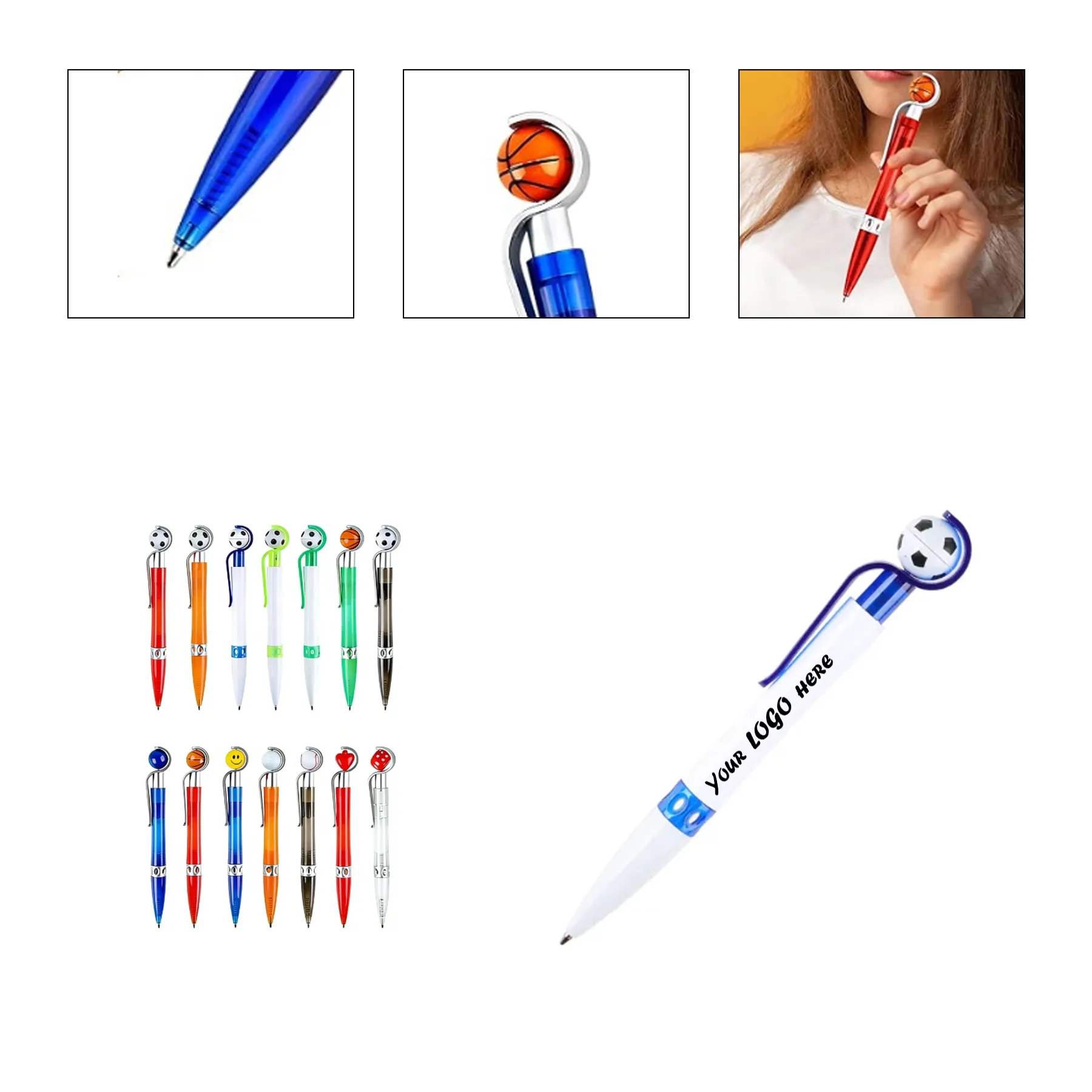Soccer Ballpoint Pen For Sports Events And Giveaways
