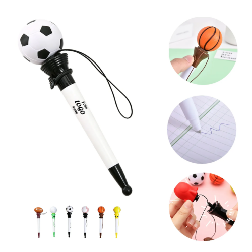 Sports Pop Top Soccer Ball Ballpoint Pen