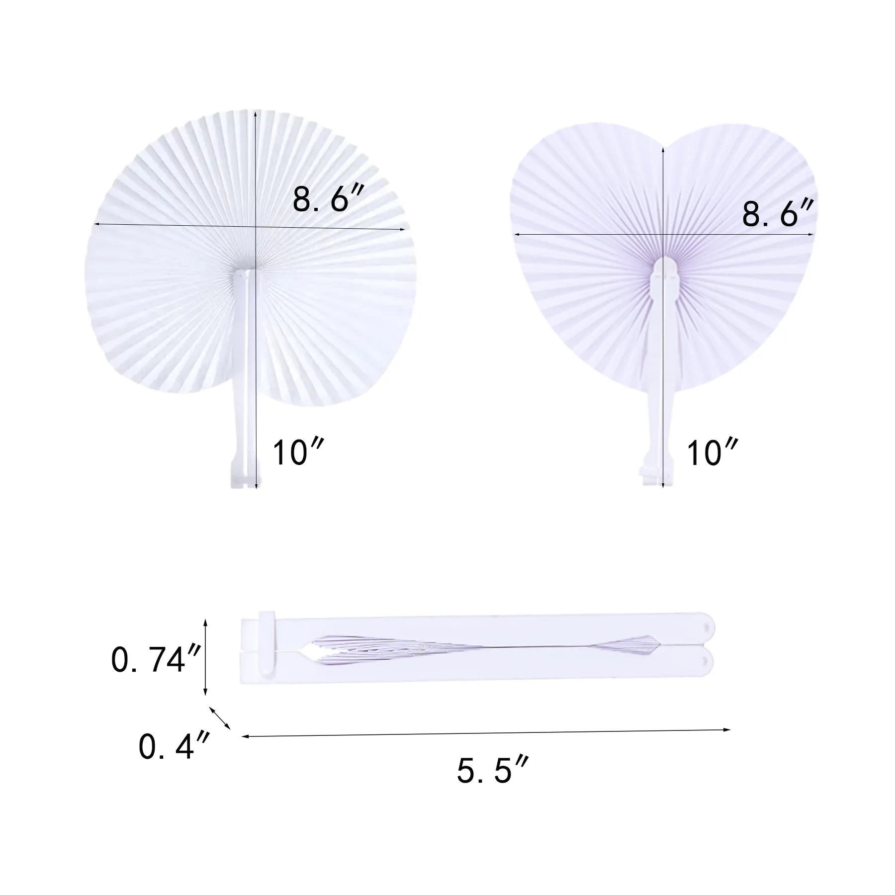 Global Flag Folding Fan With Compact Handle For Events - Image 2