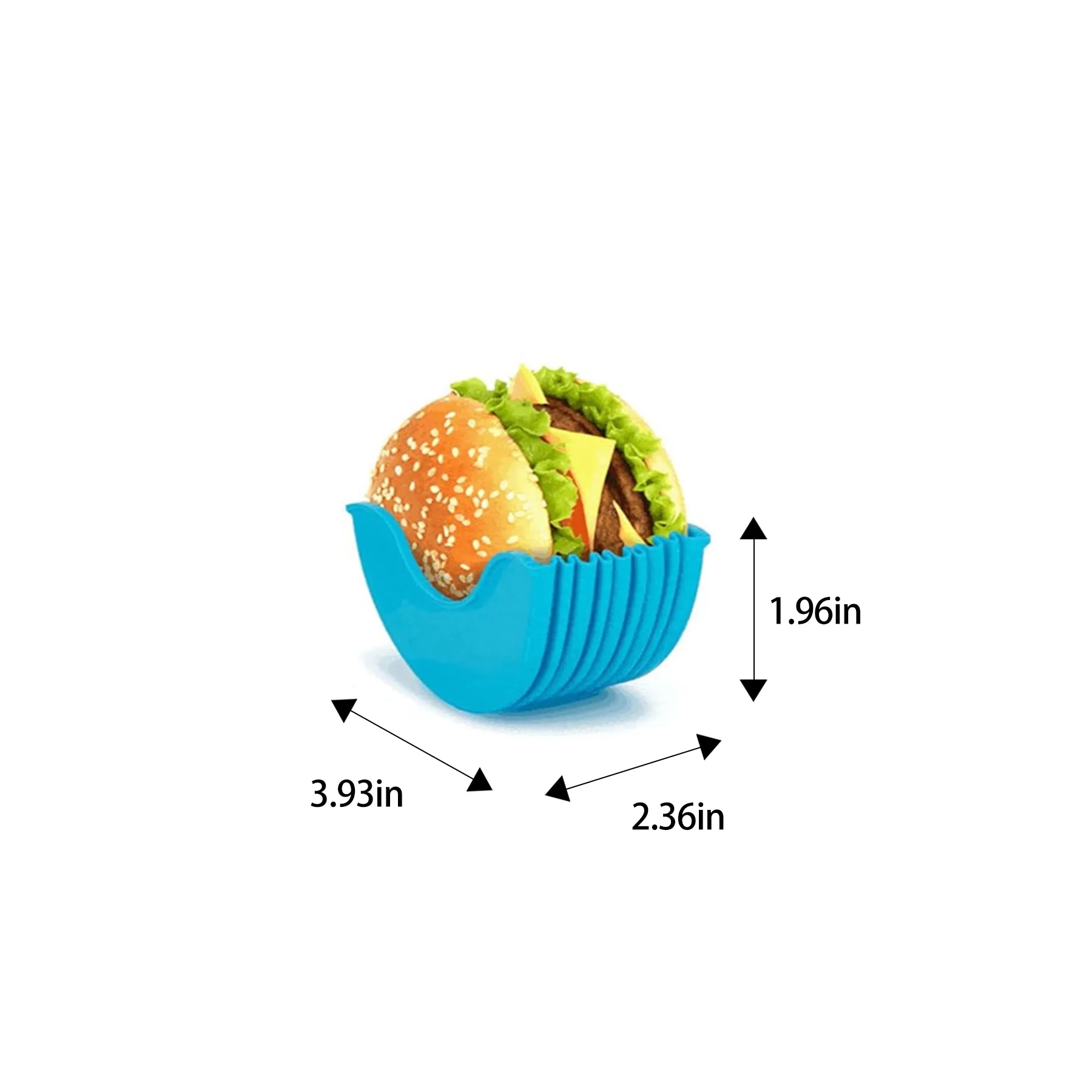 Adjustable Silicone Burger Holder For Messy Meals And Snacks - Image 2