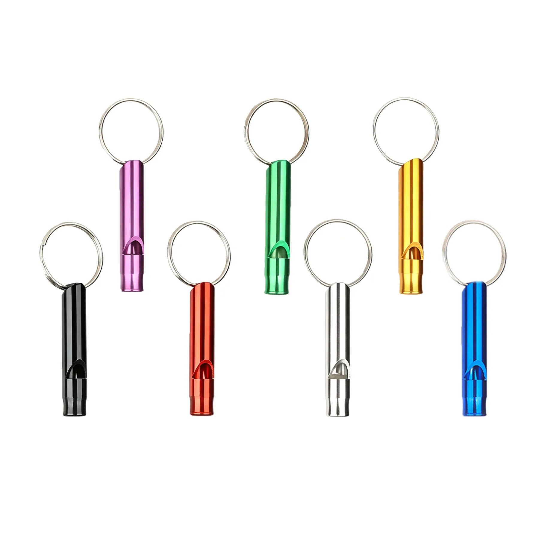 Aluminum Emergency Whistle Keychain For Outdoor Safety - Image 3