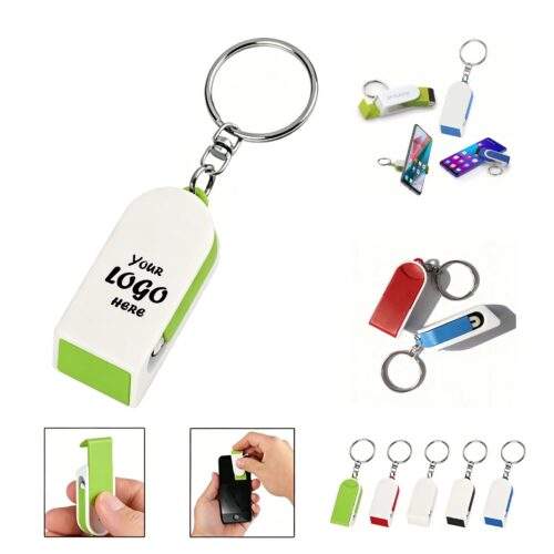 USB Rechargeable Flashlight Keychain For Outdoor Use