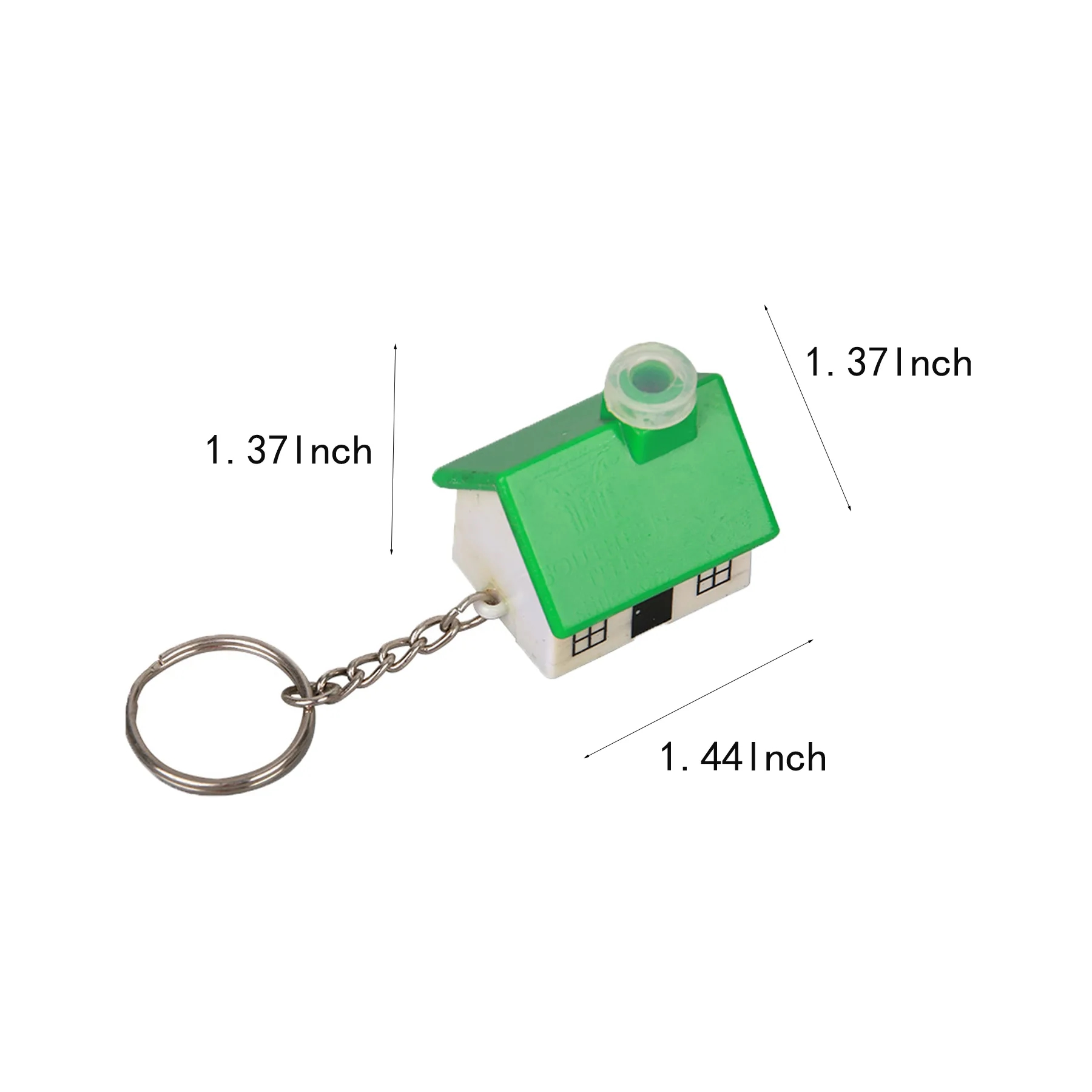 House Shaped LED Keychain Light For Real Estate Promos - Image 2