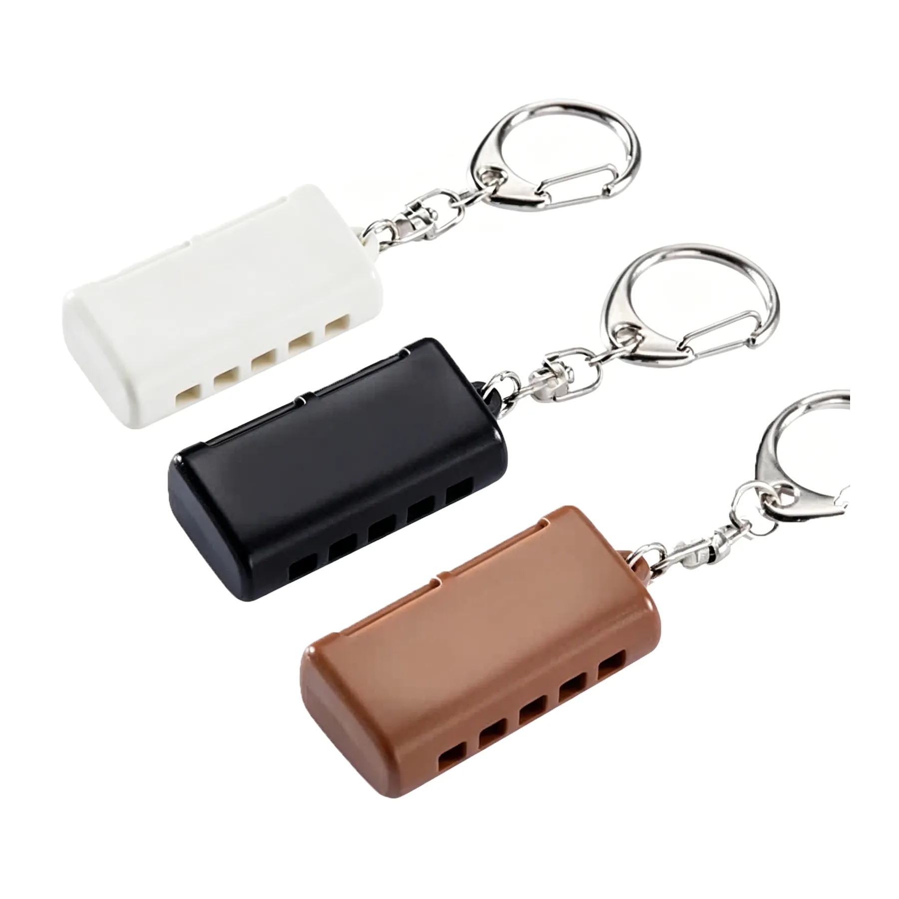Five Hole Mini Harmonica Keychain For Music Events - Image 3