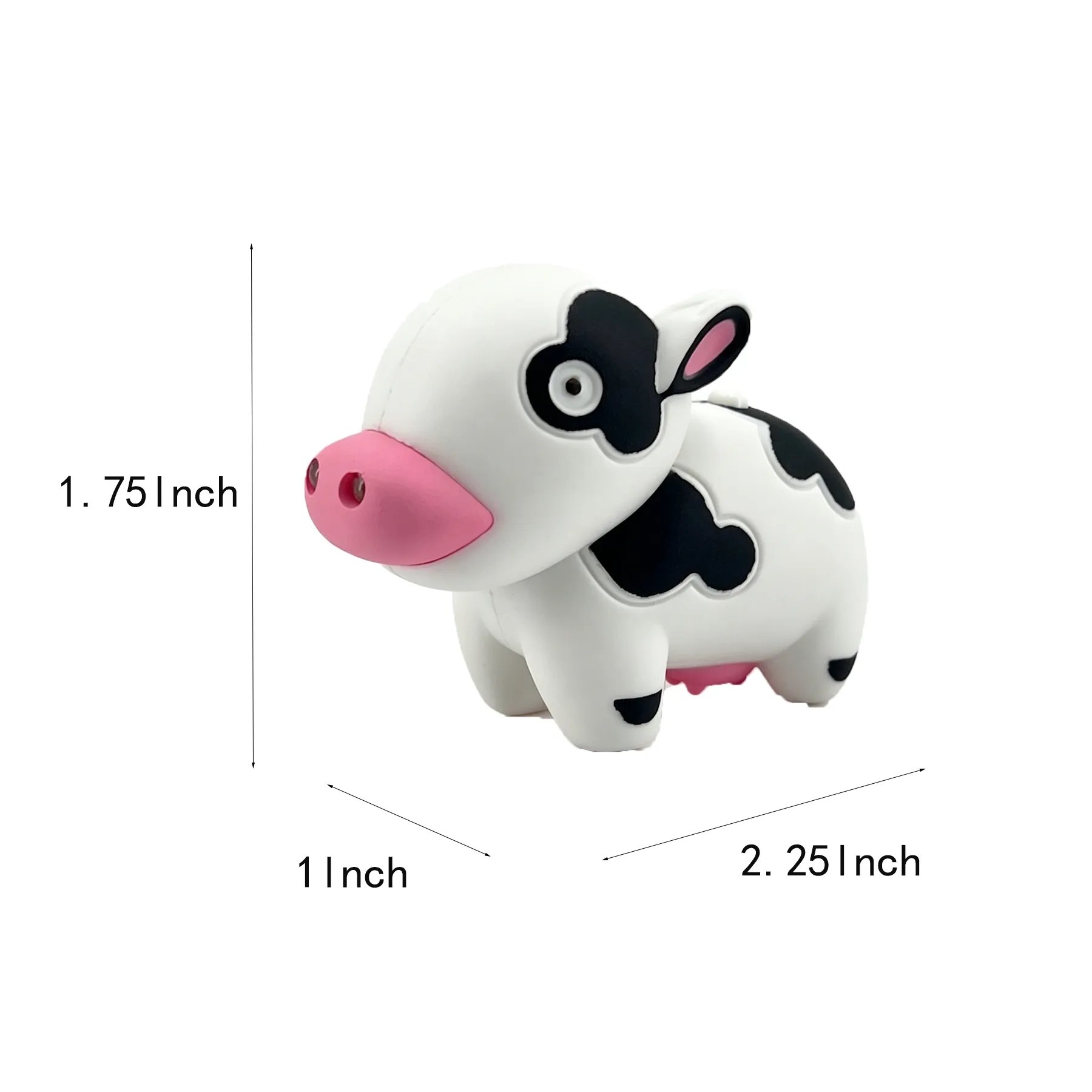 Cow LED Sound Keychain With Snap Hook For Farm Events - Image 2