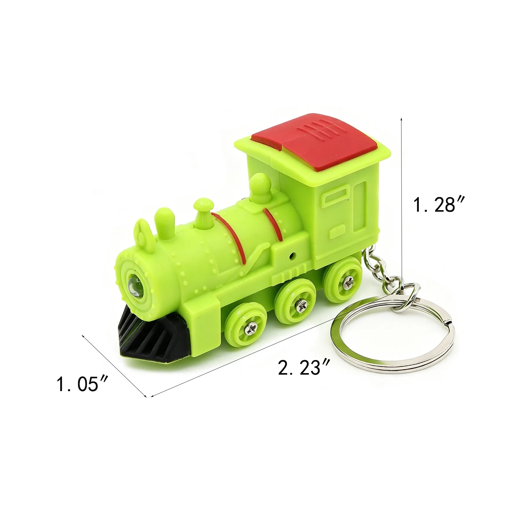 Train LED Sound Keychain With Snap Hook For Kids Events - Image 2