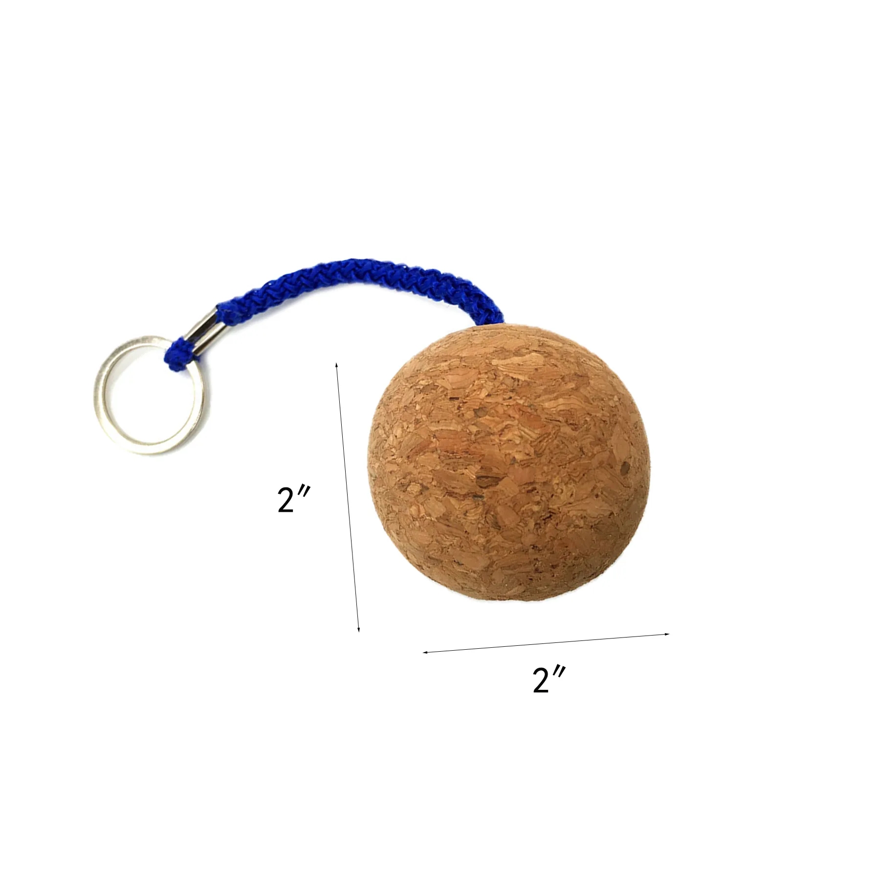 Round Cork Ball Floating Keychain For Boating Events - Image 2