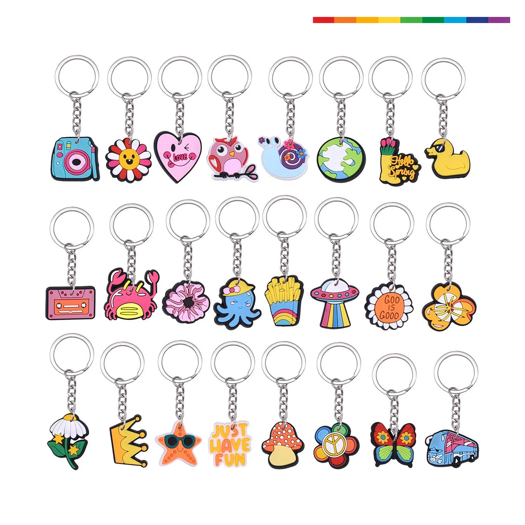 Custom Shaped PVC Keychain With Optional Glow Effect - Image 3