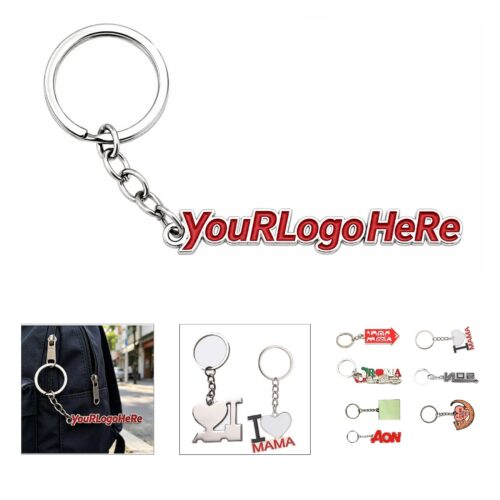Custom Molded Zinc Alloy Keychain With Plated Finish