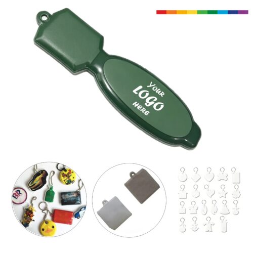 5in Custom Full Color PVC Key Tag With Soft Flexible Shape