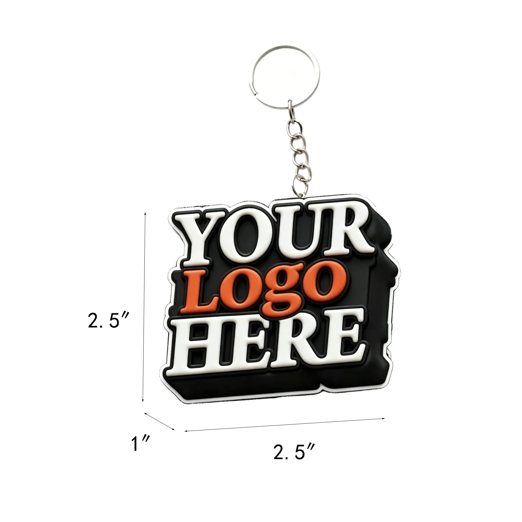 Custom 3D PVC Shape Keychain Tag For Brand Projects - Image 2