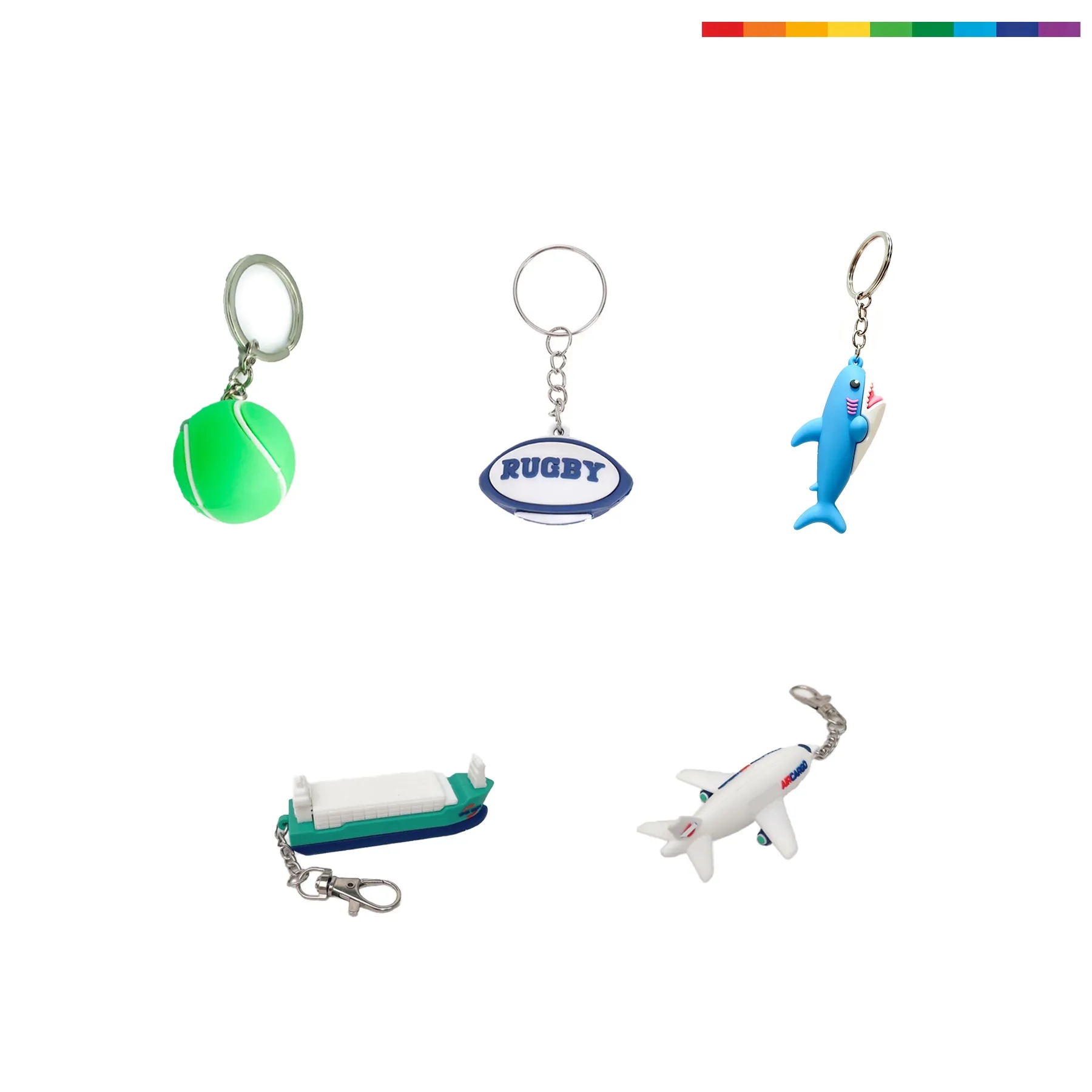 Custom 3D PVC Shape Keychain Tag For Brand Projects - Image 3