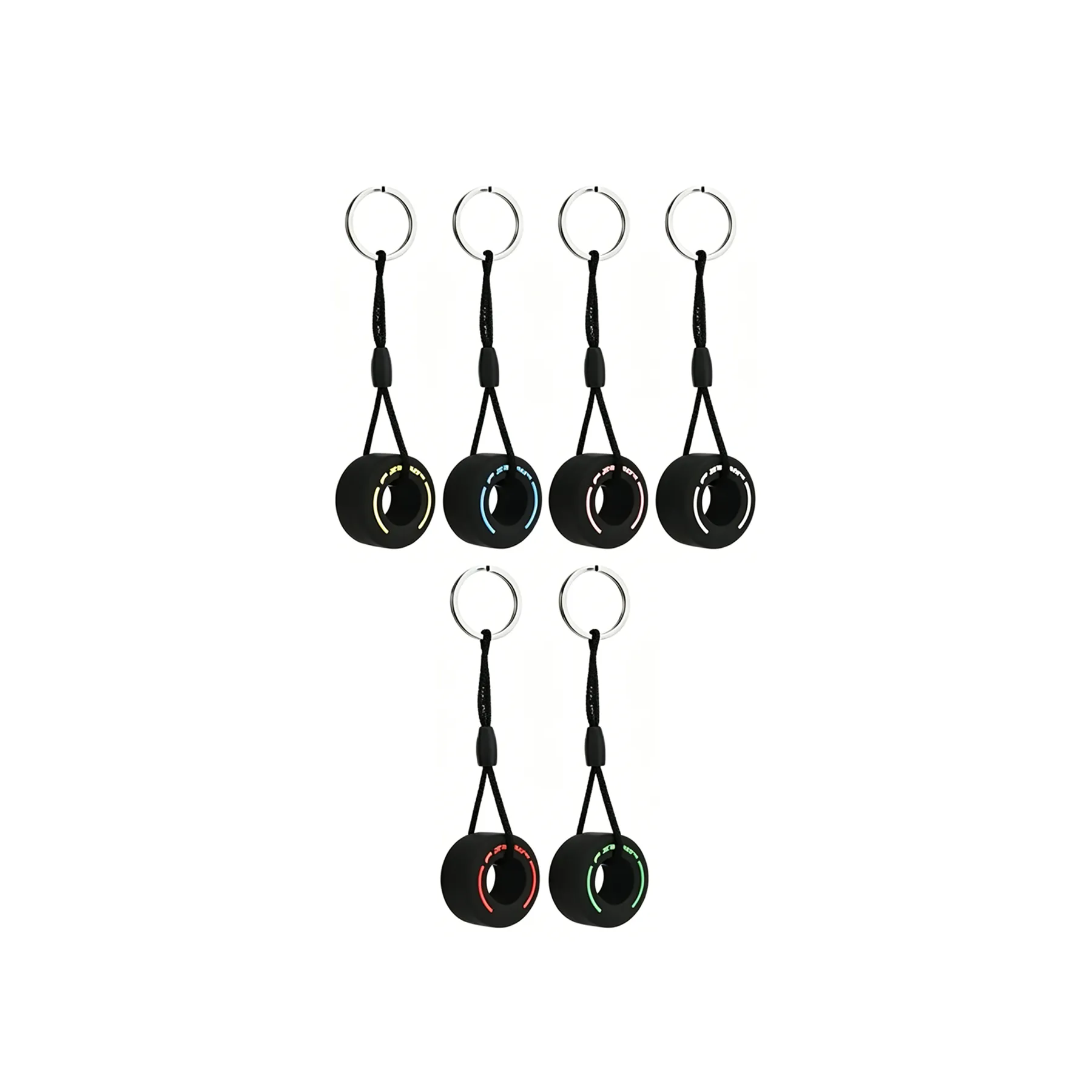 PVS Tire Shape Keychain For Auto Dealer Giveaways - Image 3