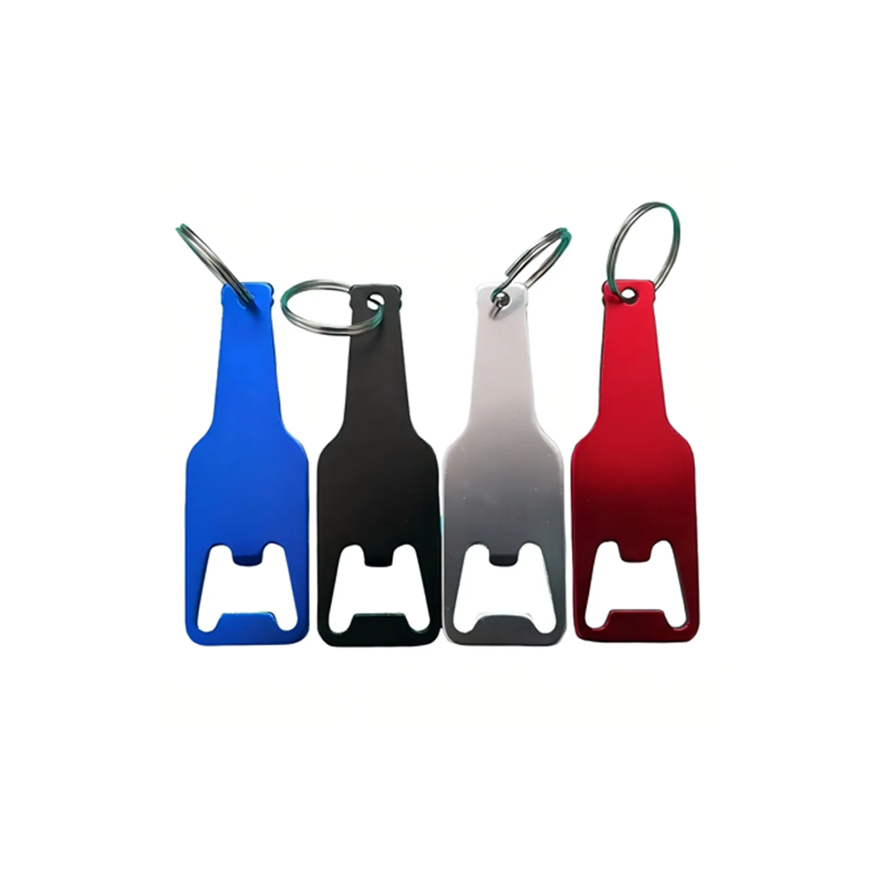 Custom Aluminum Bottle Opener Key Tag With Logo Area - Image 3