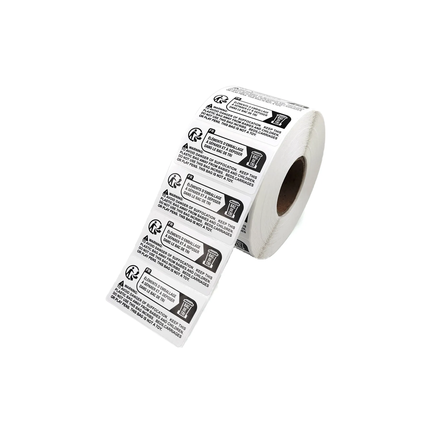 Custom Recycling Label 2000pcs Per Roll - Image 3