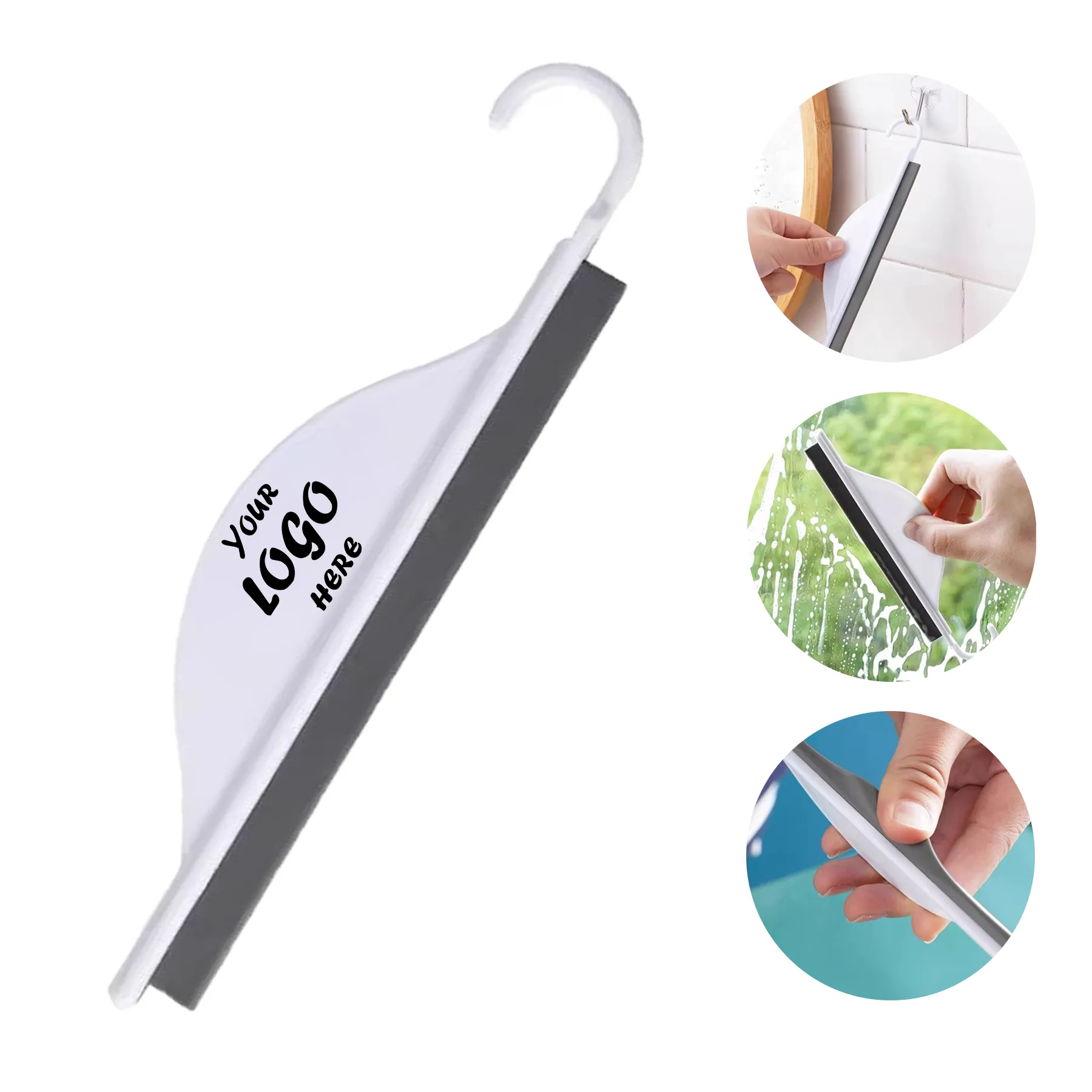Compact Mini Auto Squeegee With Gray Accent Handle