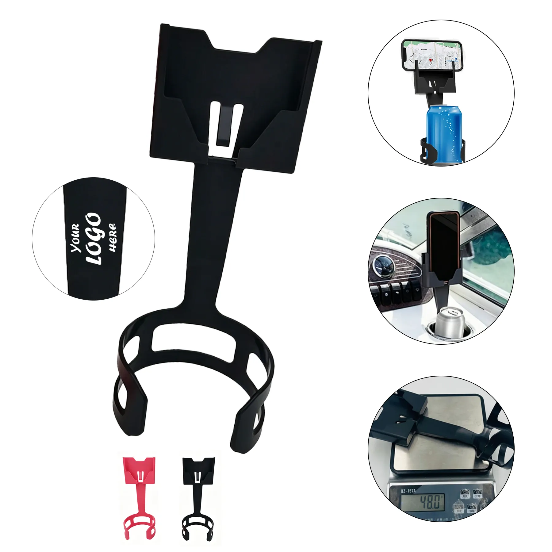 Cup Holder Phone Seat Mount For Hands Free Car Viewing