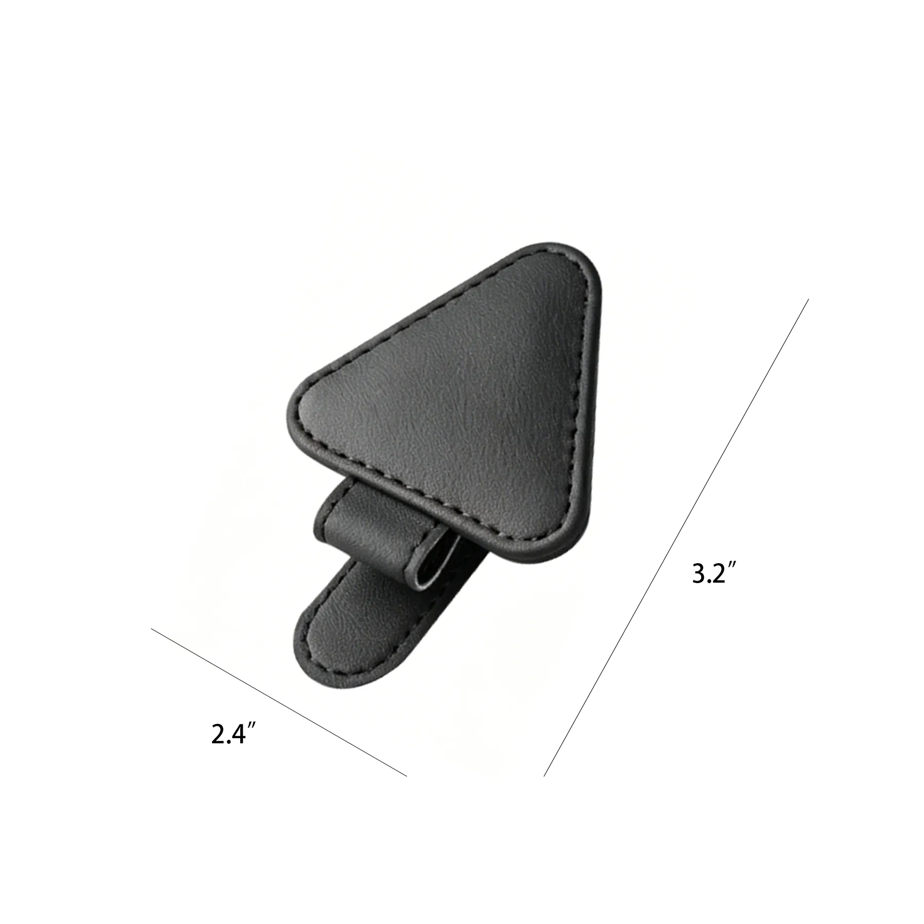 Car Sunglasses Clip With Card Holder For Visor Storage - Image 2