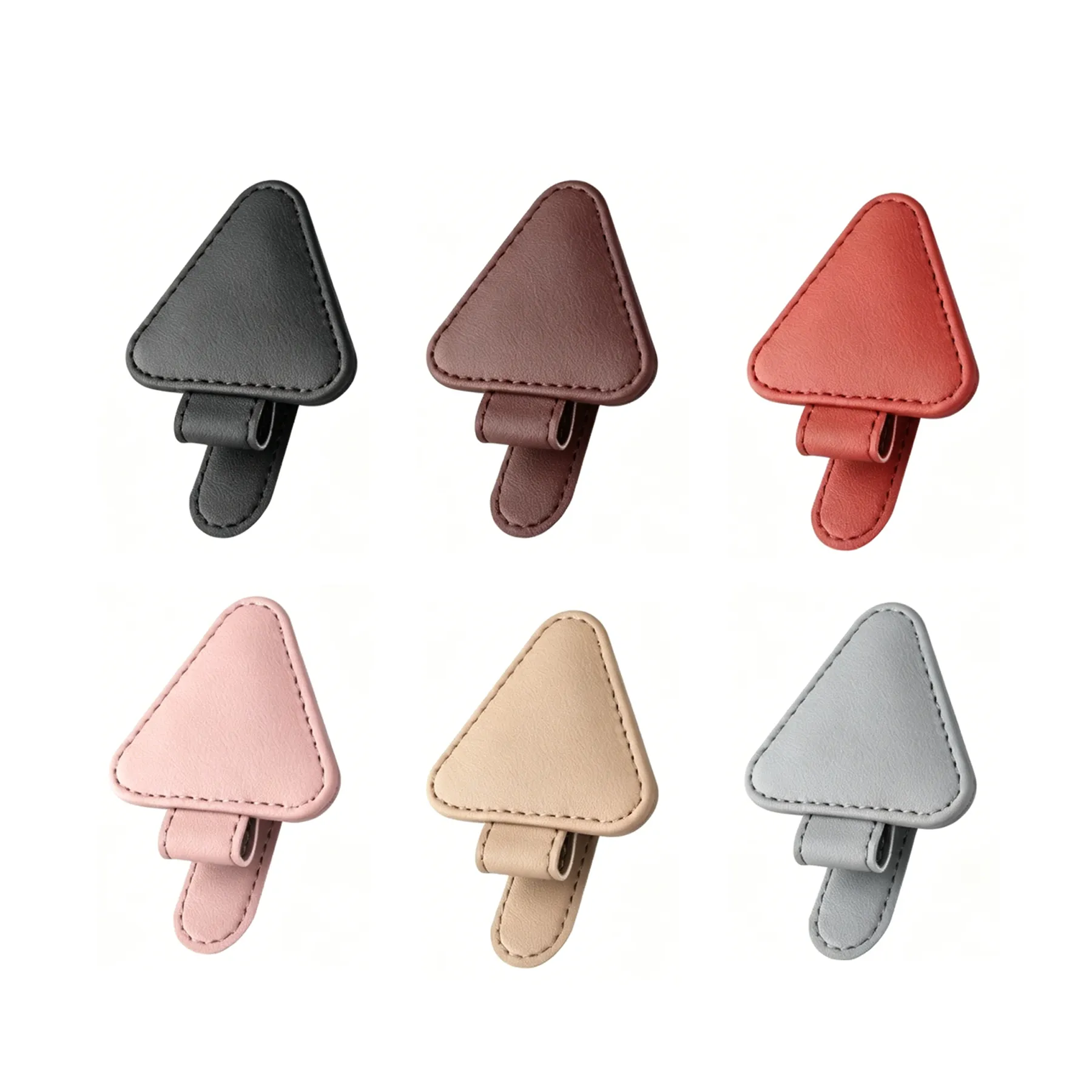 Car Sunglasses Clip With Card Holder For Visor Storage - Image 3