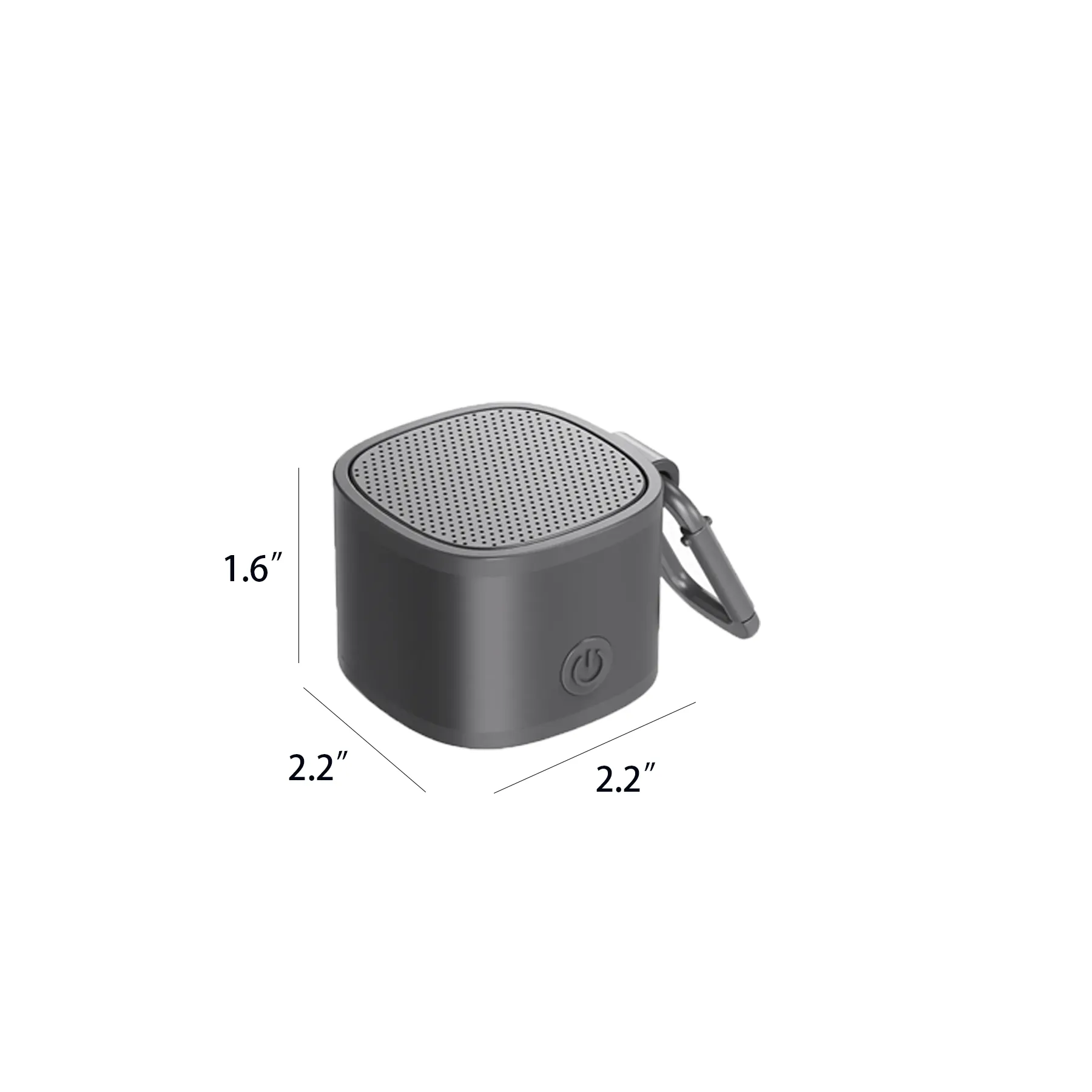Magnetic Phone Stand Speaker With Carabiner Travel Clip - Image 2