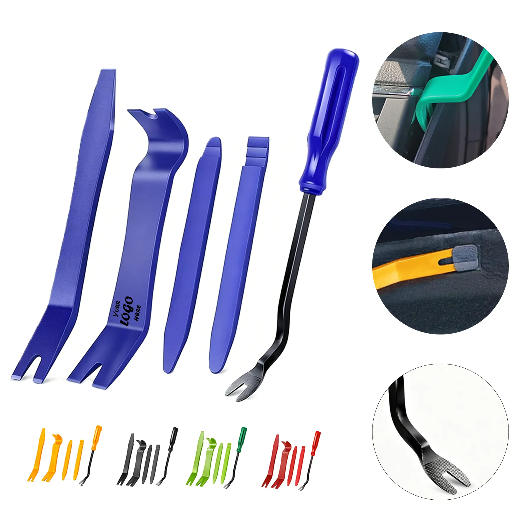 Five Piece Auto Trim Removal Tool Kit For Interior Repair