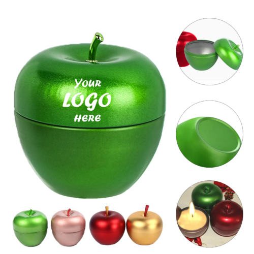 Apple Shaped Candy Container For Holiday Candle Decor