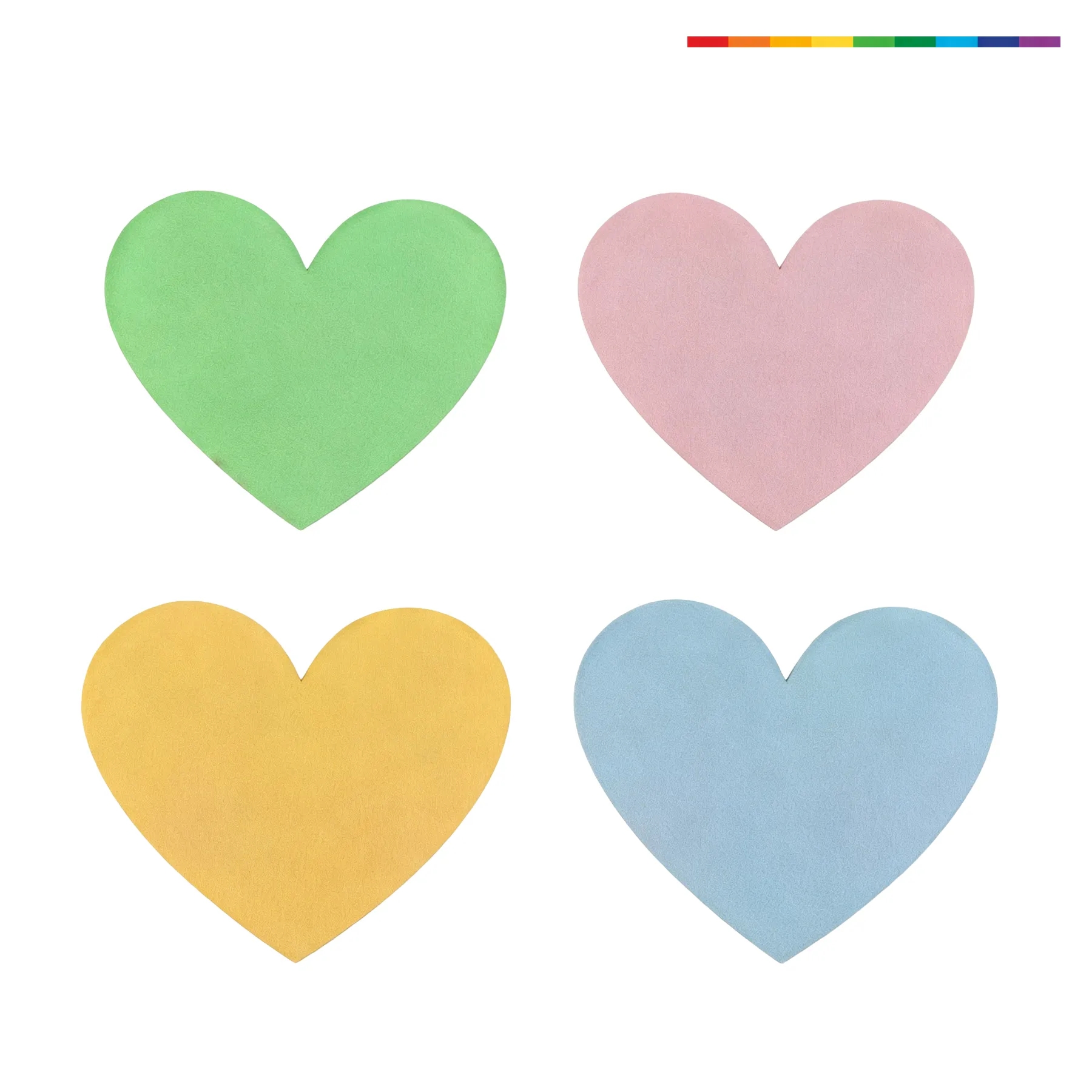 Heart Shaped Microfiber Cloth For Screens And Glasses - Image 3