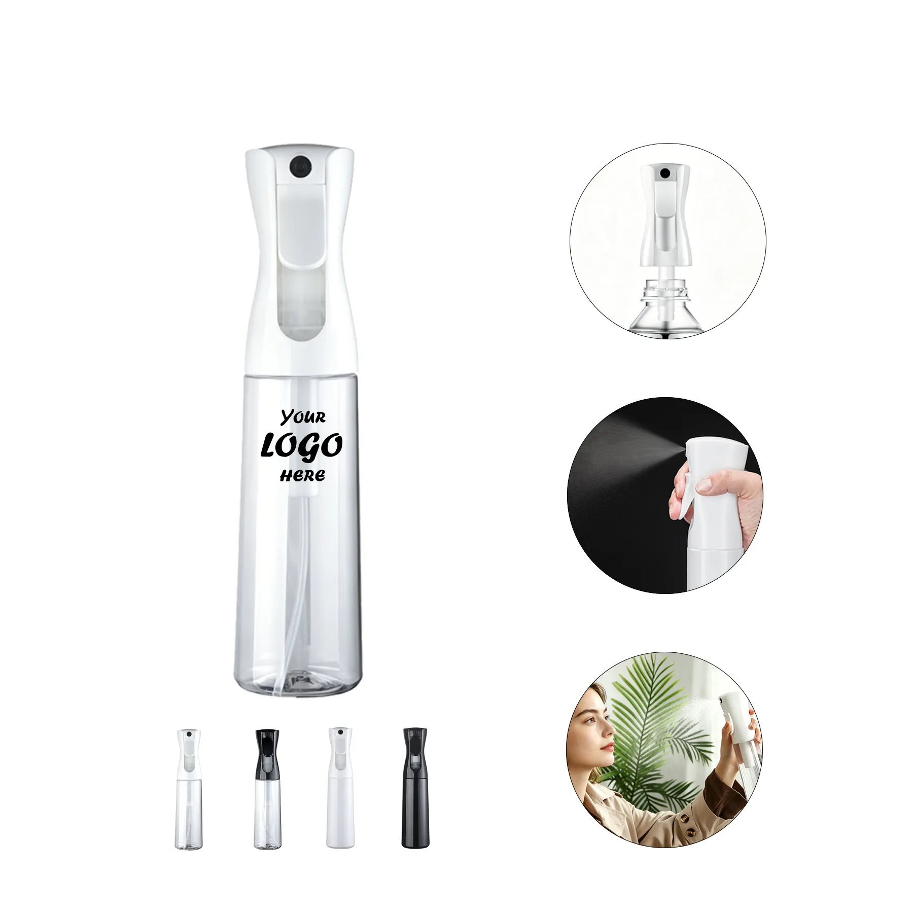 10 Oz Plastic Oil Sprayer Bottle For Kitchen Cooking