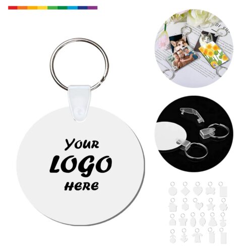 Custom Sublimation MDF Keychain Blanks For Promo Events