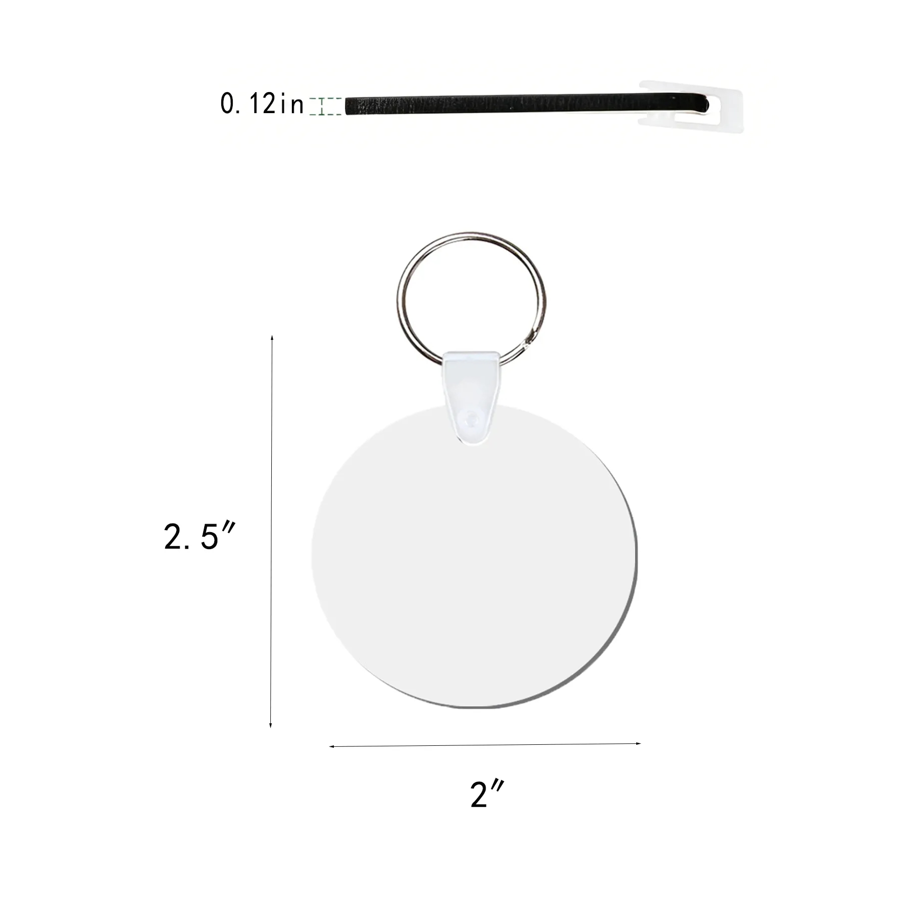 Custom Sublimation MDF Keychain Blanks For Promo Events - Image 2