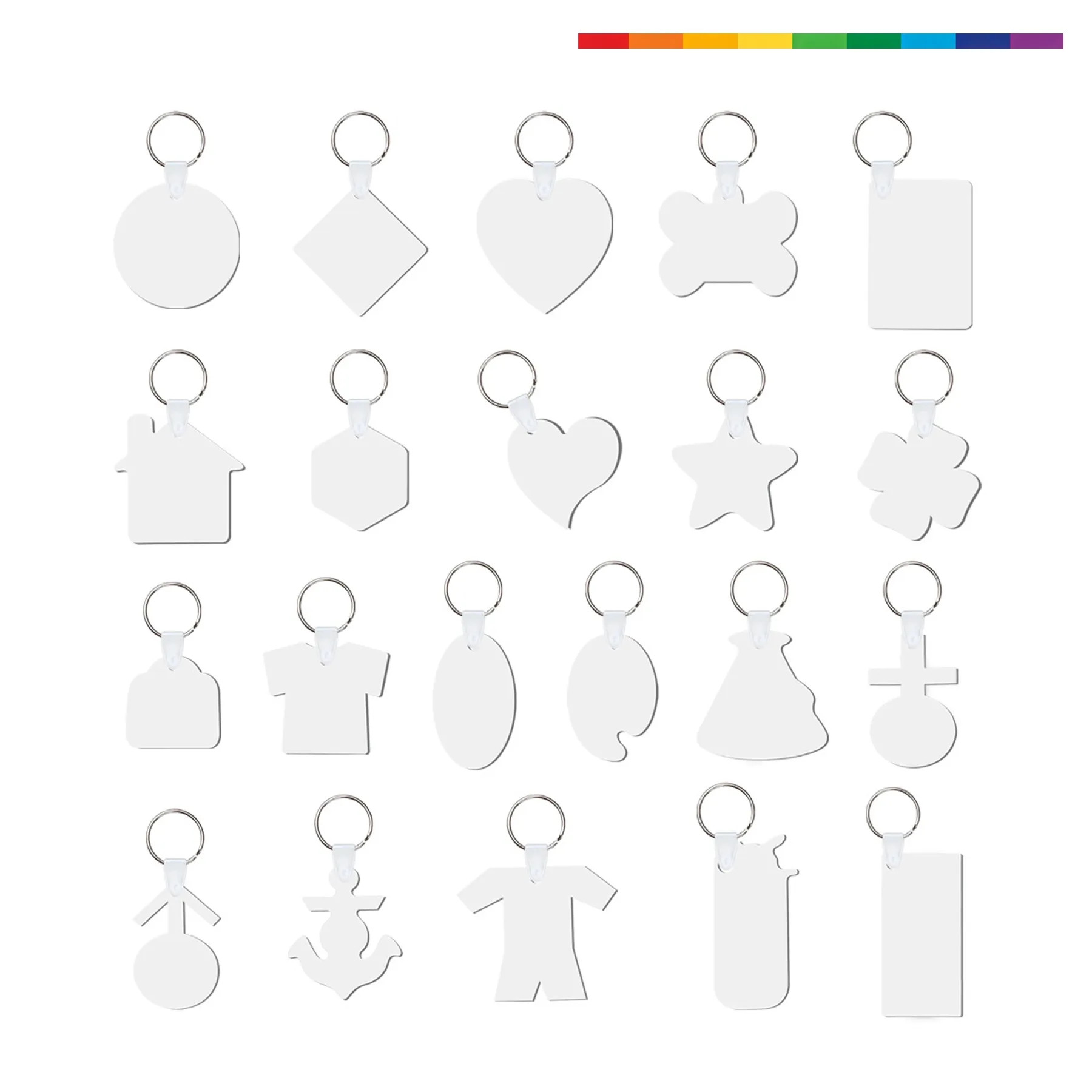 Custom Sublimation MDF Keychain Blanks For Promo Events - Image 3