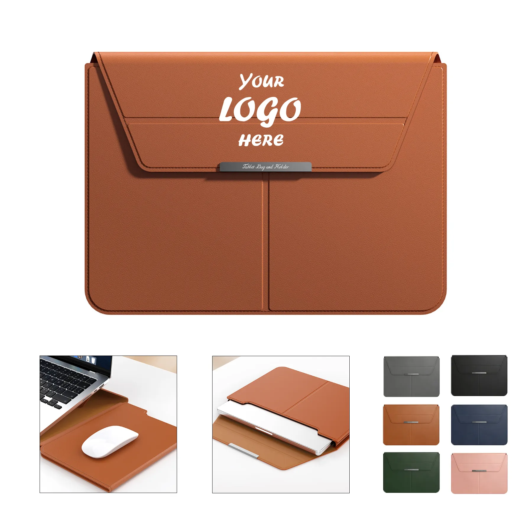 Protective 15 Inch Laptop Sleeve With Stand Mouse Pad