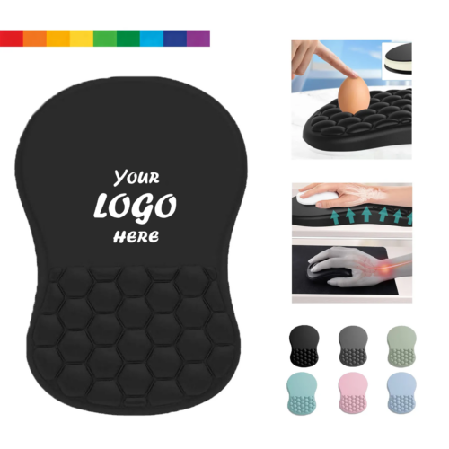 Ergonomic Tilt Massage Mouse Pad With Wrist Support