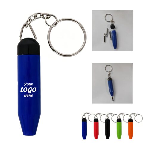 Mini Tool Keychain Kit With Screwdriver Bits For Bags