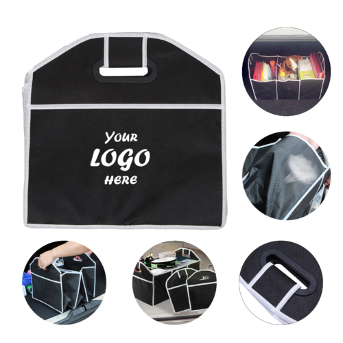 Collapsible Polyester Trunk Organizer With End Pockets