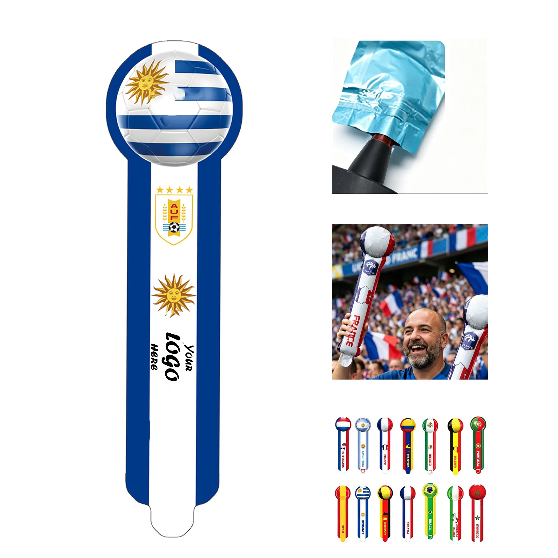 Balloon Inflatable Cheer Thunder Stick