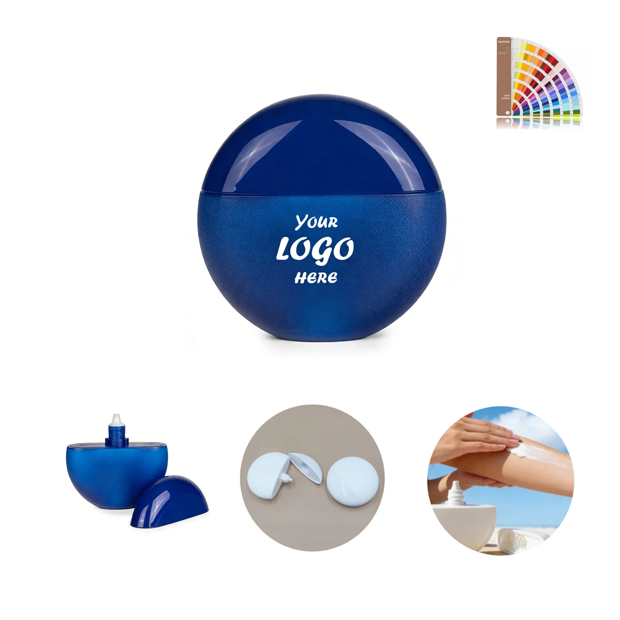SPF 30 SunSafe Pod In Round Pocket Travel Case