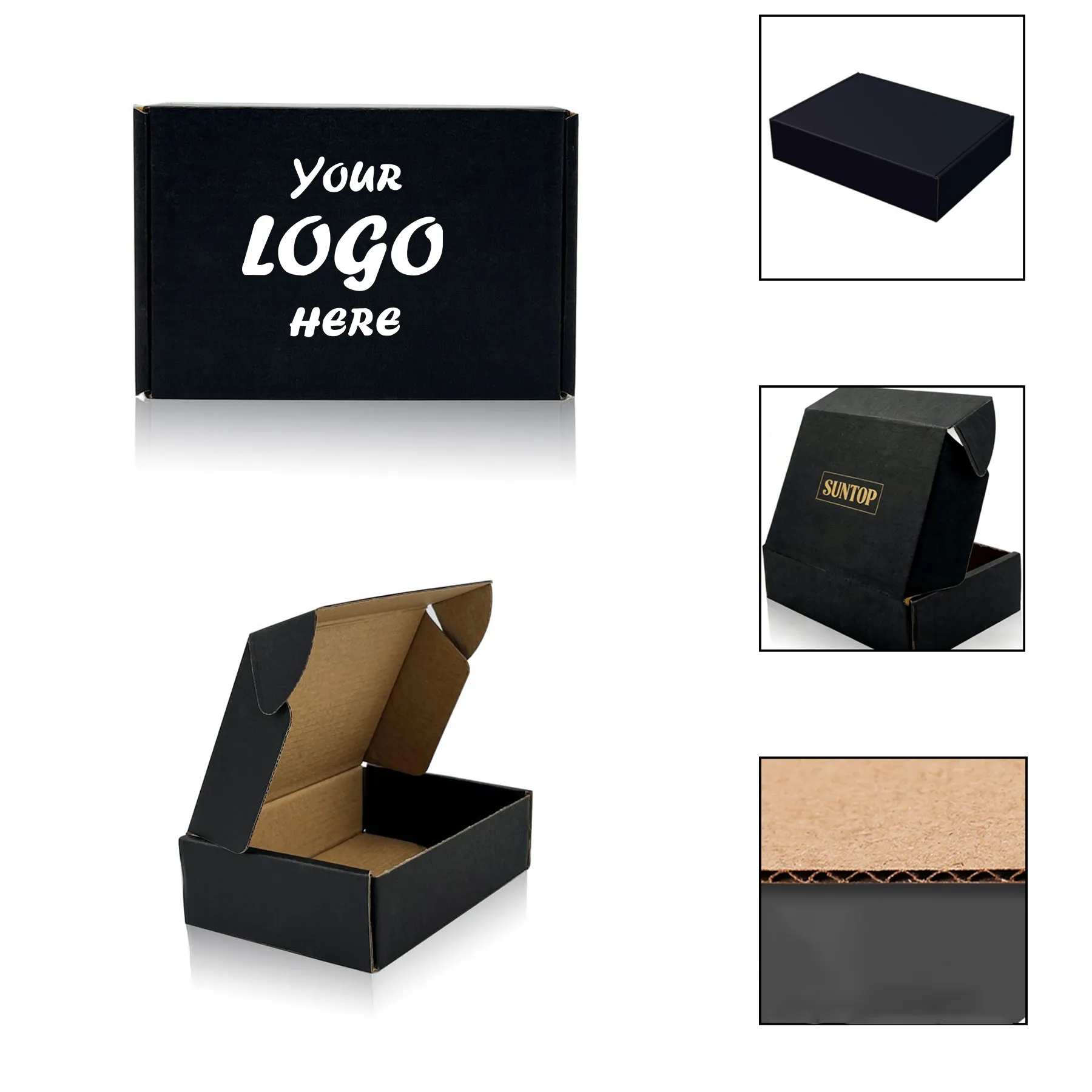 Medium Corrugated Mailer Box With Screen Print Area