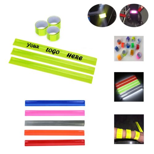 Reflective Slap Wristband For Safety And Visibility