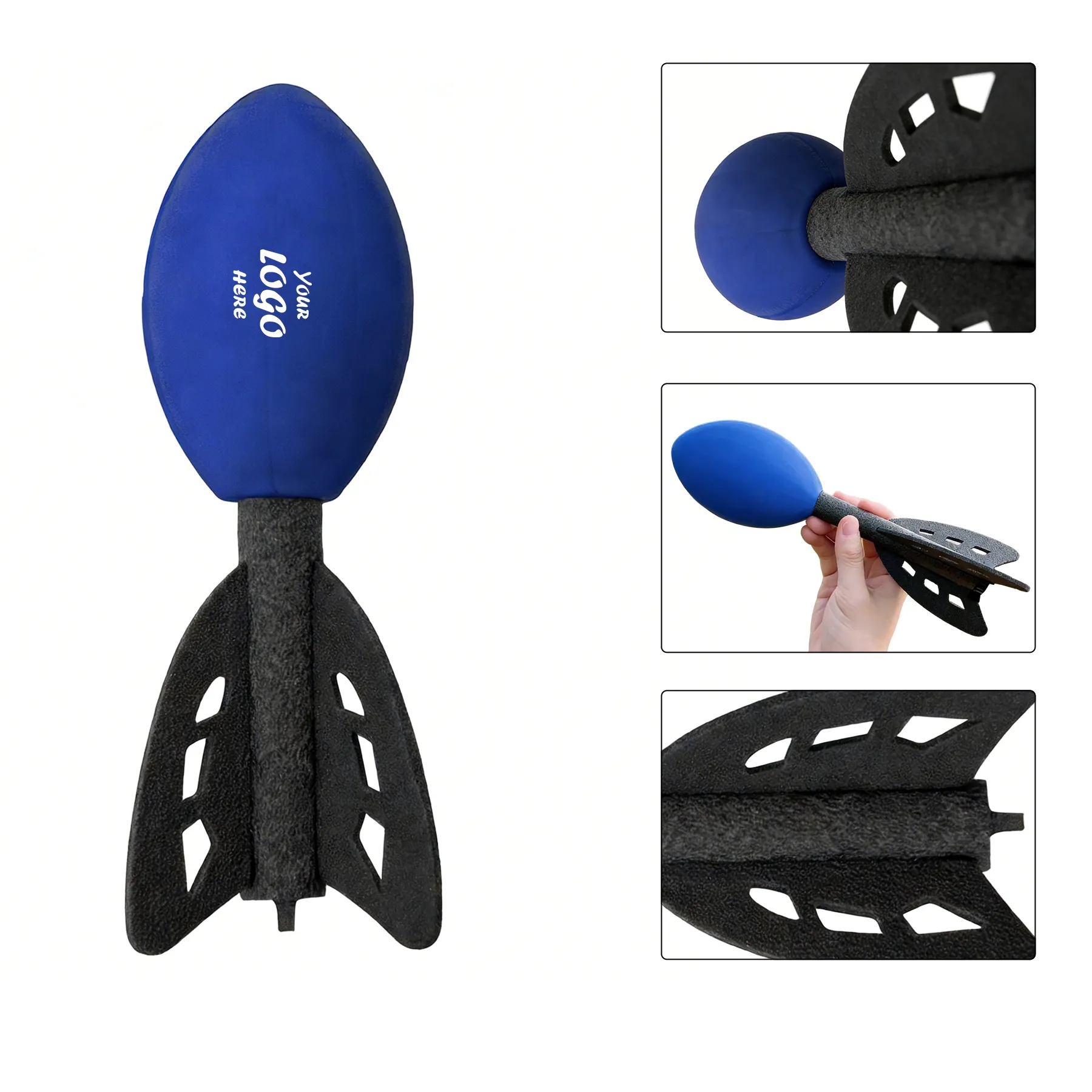 Foam Football Rocket For Outdoor Toss Games