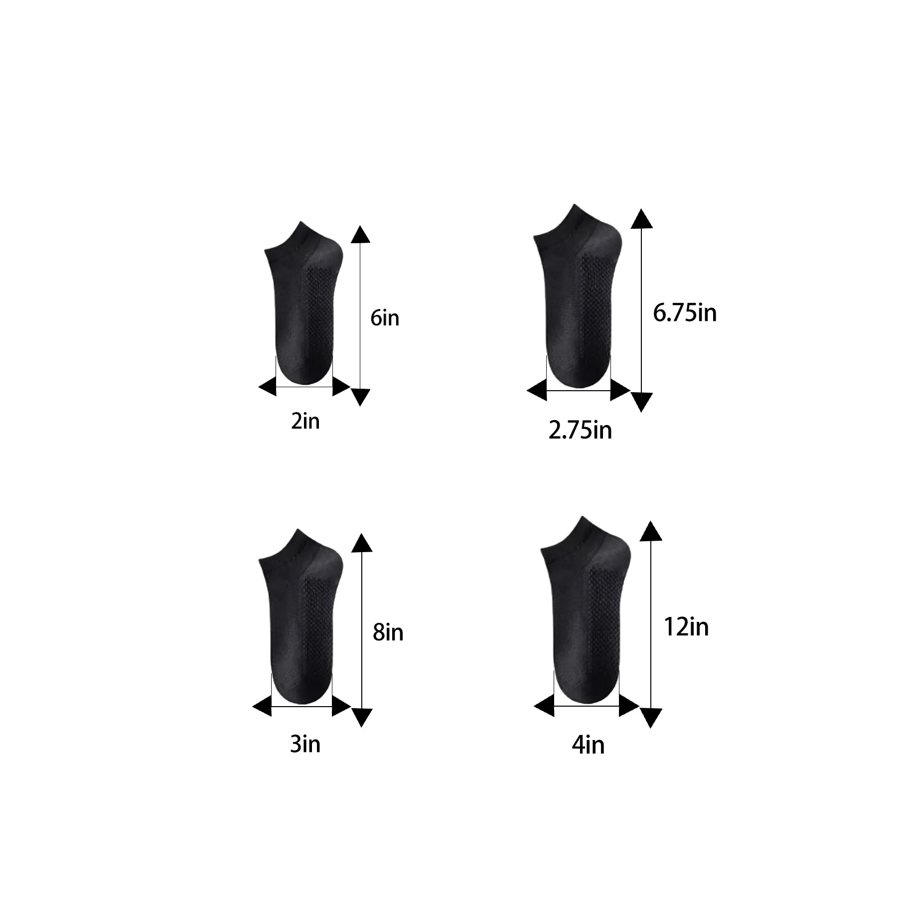 Fuzzy Grip Footie Socks With Embroidered Logo Design - Image 2