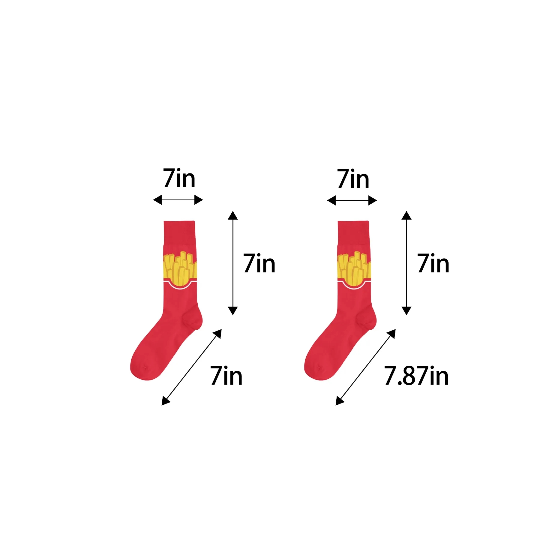 Custom Full Color Dress Socks With Sublimated Design - Image 2