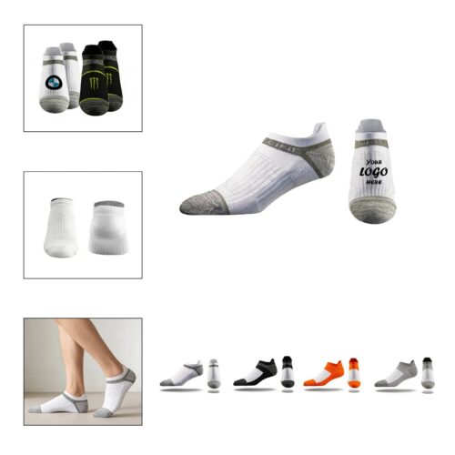 Premium Athletic Low Cut Socks With Full Color Window