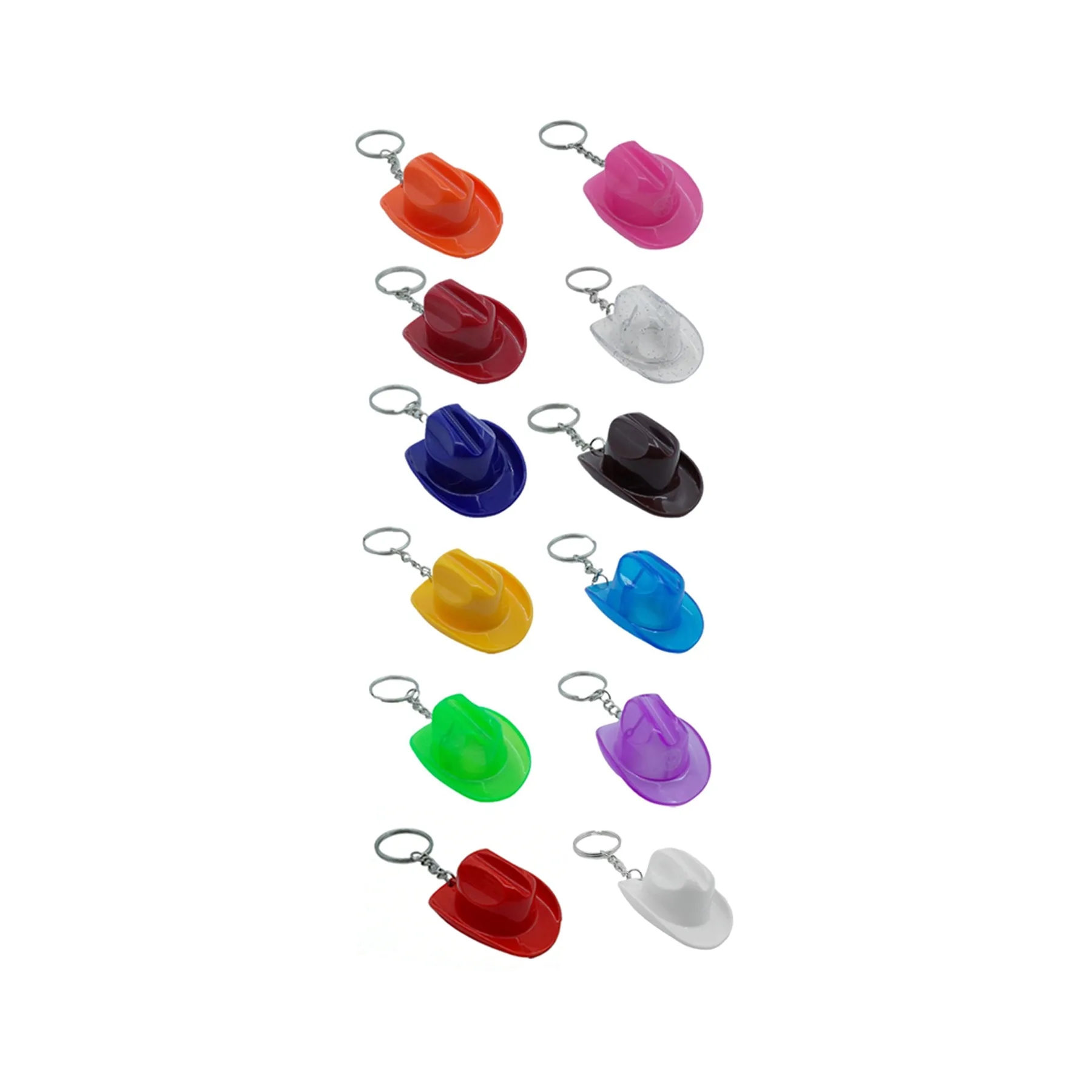 Cowboy Hat Bottle Opener Keychain With Split Ring - Image 4