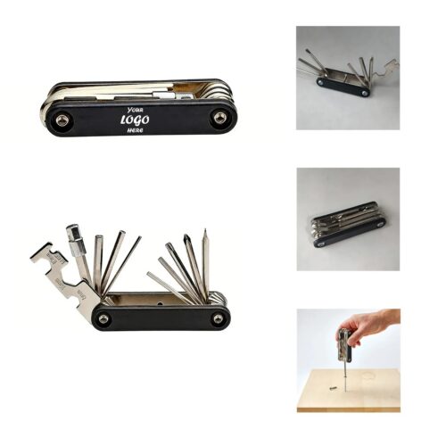 Pocket Allen Wrench Tool Set In Folding Keychain Form