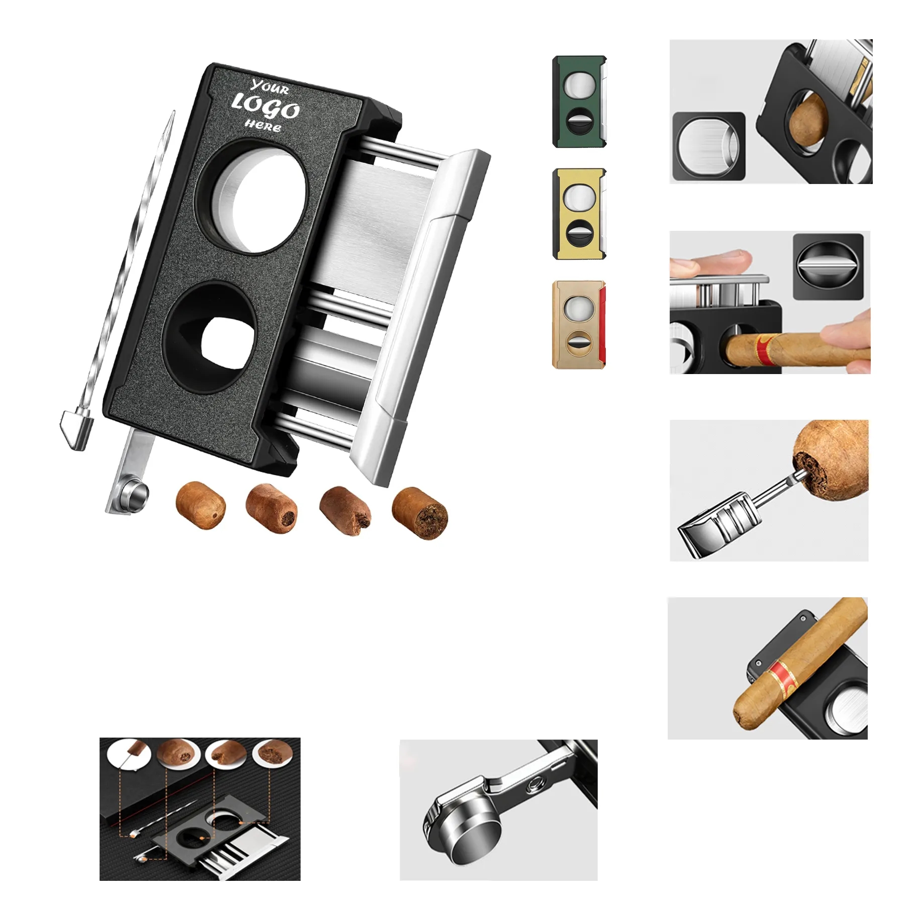 Cigar Cutter Guillotine 4 in 1 - Image 2